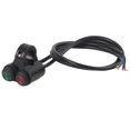 thumbnail image 2 of 22mm Universal Motorcycle Handlebar Switch, Dual Control Button for Headlight Hazard Light Brake Fog Horn, with Indicator Light, 2 of 7