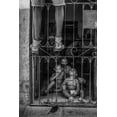 thumbnail image 2 of Khataw, Ali 23x32 Black Ornate Wood Framed with Double Matting Museum Art Print Titled - Chores, 2 of 4