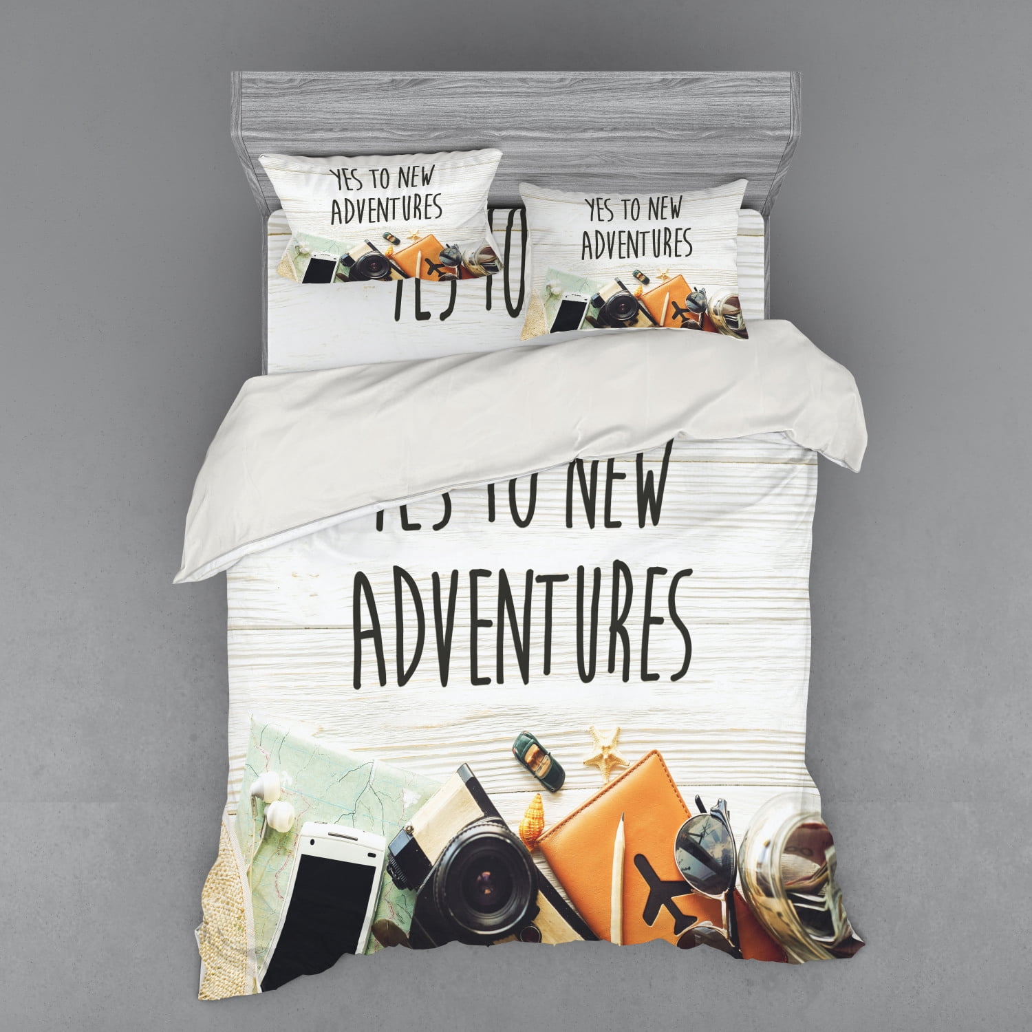 Adventure Duvet Cover Set, Say Yes to 