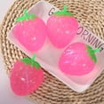 thumbnail image 3 of Transparent Pectin Strawberry Decorative Ornament Simulation Fruit Desktop Decor For Home Kitchen, 3 of 5