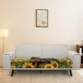 thumbnail image 5 of ZUXONGSY Sunflower Couch Cushion Cover Horse Outdoor Patio Couch Cushion Protector Cover Elastic Separate Sofa Slipcover Contemporary Furniture Protector for Home Restaurant Hotel Size M, 5 of 5