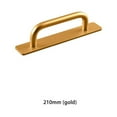 thumbnail image 3 of Poignée de Porte d'Armoire en Alliage d'Aluminium Auto-Adhésive Légère Anodisée Imperméable Anti-Saleté 210mm Or, 3 of 9