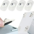thumbnail image 2 of 4 Pcs Mini Roulettes Pivotantes en Acier Inoxydable avec Rotation à 360 Degrés pour Meubles, Boîtes de Rangement, Armoire, Poubelle, 2 of 8