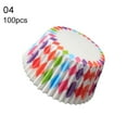 thumbnail image 4 of 100Pcs Lovely Cupcake Cake Paper Cup Baking Chocolate Glutinous Rice Tray Decor-2#,100pcs, 4 of 8