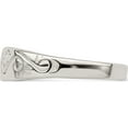 thumbnail image 4 of Sterling Silver Swirl Ring (Size 6) Made In India qr388-6, 4 of 5