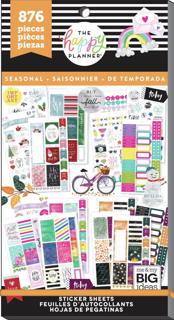 Planner Stickers BU13 4 Seasons Doodle Sticker Bundle