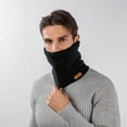 thumbnail image 4 of D-GROEE Soft Fabric Neck Warmer Winter Neck Gaiter for Women Men Solid Color Circle Loop Scarf with Thick Artificial Fleece Lining, 4 of 8
