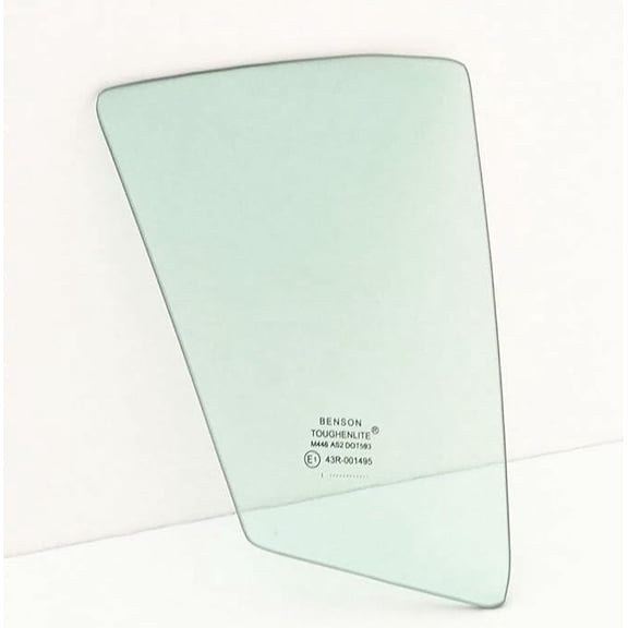 Passenger Right Side Rear Vent Window Vent Glass Compatible with Mazda 3 4-Door Sedan 2010-2013 Models