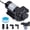 3.5GPM-124ft-110V, variant on M optimized Water Diaphragm Pump, RV Pump, Fresh Water Pump 110V/115V, 3/5/5.5 GPM, Pressure Adjustable, Self Priming Sprayer Pump with Pressure Switch for Boat, Water Purifier, Solar Water System