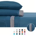 thumbnail image 1 of Juego de Sábanas Matrimonial 2800 Hilos Extra Suave Premium Cenefa Europea Soft Nature, 1 of 5