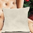 thumbnail image 5 of White White Sofa Cushion Cover 19.69 X 19.69 Inches Made Of Polyester For A Clean And Bright Living Space, 5 of 6