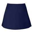 thumbnail image 4 of FASHOFT High Waisted Swim Skirt for Women Side Split Bathing Suit Skirt with Built in Bikini Bottom Swim Skort Swimsuit Bottoms Dark Blue S, 4 of 7