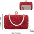 thumbnail image 3 of Kwuty Clutch Purses for Women Evening Bag Sequins Beaded Party Handbag Wedding Purse, 3 of 9