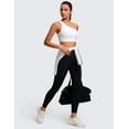 thumbnail image 3 of CRZ YOGA Butterluxe One Shoulder Sports Bras for Women One Strap Low Impact Workout Yoga Tops, 3 of 6