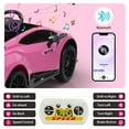 thumbnail image 6 of Jaxpety 24V Kids Ride on Car,Lamborghini STO Battery Powered Sports Car W/Remote Control/Music/360° Spin/Drift/Usb/LED Light, Pink, 6 of 14