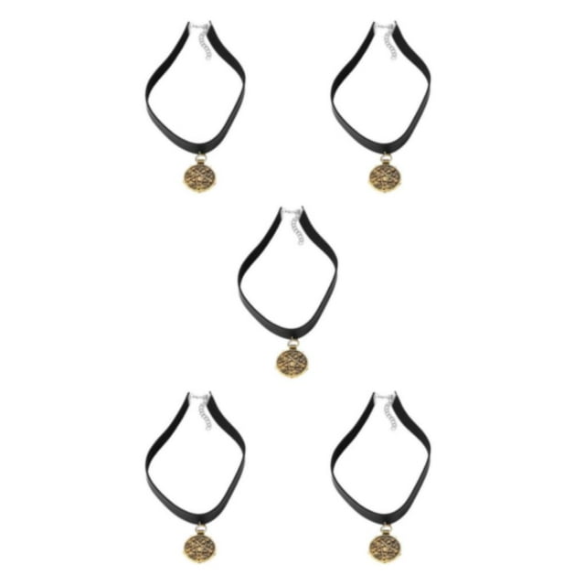 Collar Gargantilla Sonducket con Colgante de Medallón Dorado Resistente y Duradero