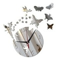 thumbnail image 1 of Reloj de pared 3D decorativo con adhesivo extraíble de acrílico, espejo DIY para dormitorio y oficina Argenta2, 1 of 8