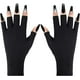 thumbnail image 5 of Nail Art UV Gloves, Breathable Fingerless Manicures UV Lamp Gloves Black Prevent Darkening for Home Use, 5 of 5