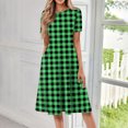 thumbnail image 2 of Fashion A-Line Dress for Women CIENVNSTG Flowy Summer Dress Perfect for Casual Outings or Parties, 2 of 6