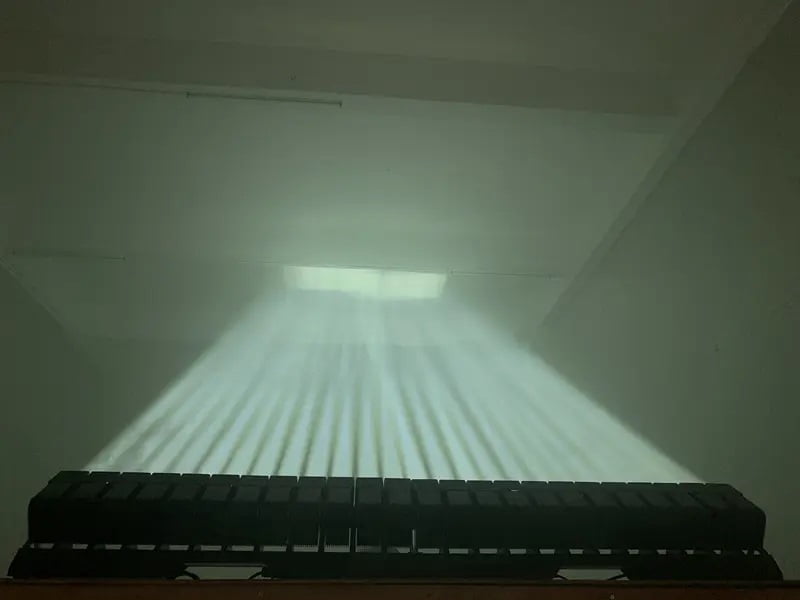 Jacmui Matrix Lighting 12X60W LED Zoom Stage Light Beam Bar Wall Wash Moving Head DJ Light Each LED Point Control For Livehouse Party Event Show