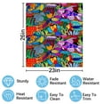 thumbnail image 2 of Mola de Panama Ocean Dishwasher Magnet Cover Decorative Sticker for Home Cabinet Kitchen 23" x26", 2 of 5