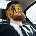 thumbnail image 5 of Wukai Dancing African Womens Print Sleep Mask - Eye Mask for Sleeping, Ultra Soft and Skin Friendly Full Eye Covers for Women/Men, Perfect Light Blocking Sleeping Mask, 5 of 7