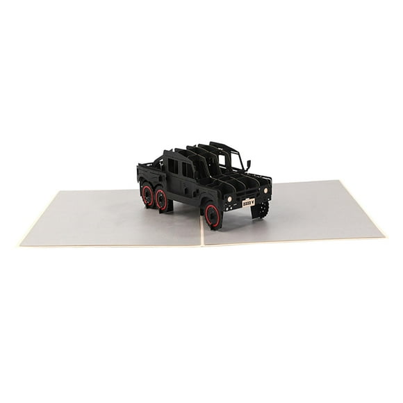 Tarjeta de coche 3D, tarjeta de felicitación, decoración elegante, adornos, regalos, todo tipo de tarjeta de regalo para papá, invitaciones