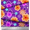 thumbnail image 2 of Soimoi Poly Georgette Fabric Artistic Floral Decor Fabric Printed Yard 42 Inch Wide, 2 of 3