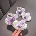 thumbnail image 4 of oqasdz Girls Sandals Comfortable Thick Sole Kids Sandals with Straps for Everyday Play and Beach Adventures Casual Summer, 4 of 6