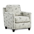 thumbnail image 6 of Furniture of America Kastra Chenille Sectional with Dog Pattern Chair in Ivory, 6 of 6