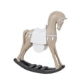 thumbnail image 3 of Rocking Horse Statue Decorative Figurine Sculpture Resin Material for Living Room Desktop Decor, 3 of 9