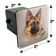 thumbnail image 5 of German Shepherd Dog Breed Tow Trailer Hitch Cover Plug Insert, 5 of 7