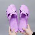 thumbnail image 4 of Women Rhinestone Flat Sandals EVA Garden Sandals Summer Shoes Lightweight, 4 of 8