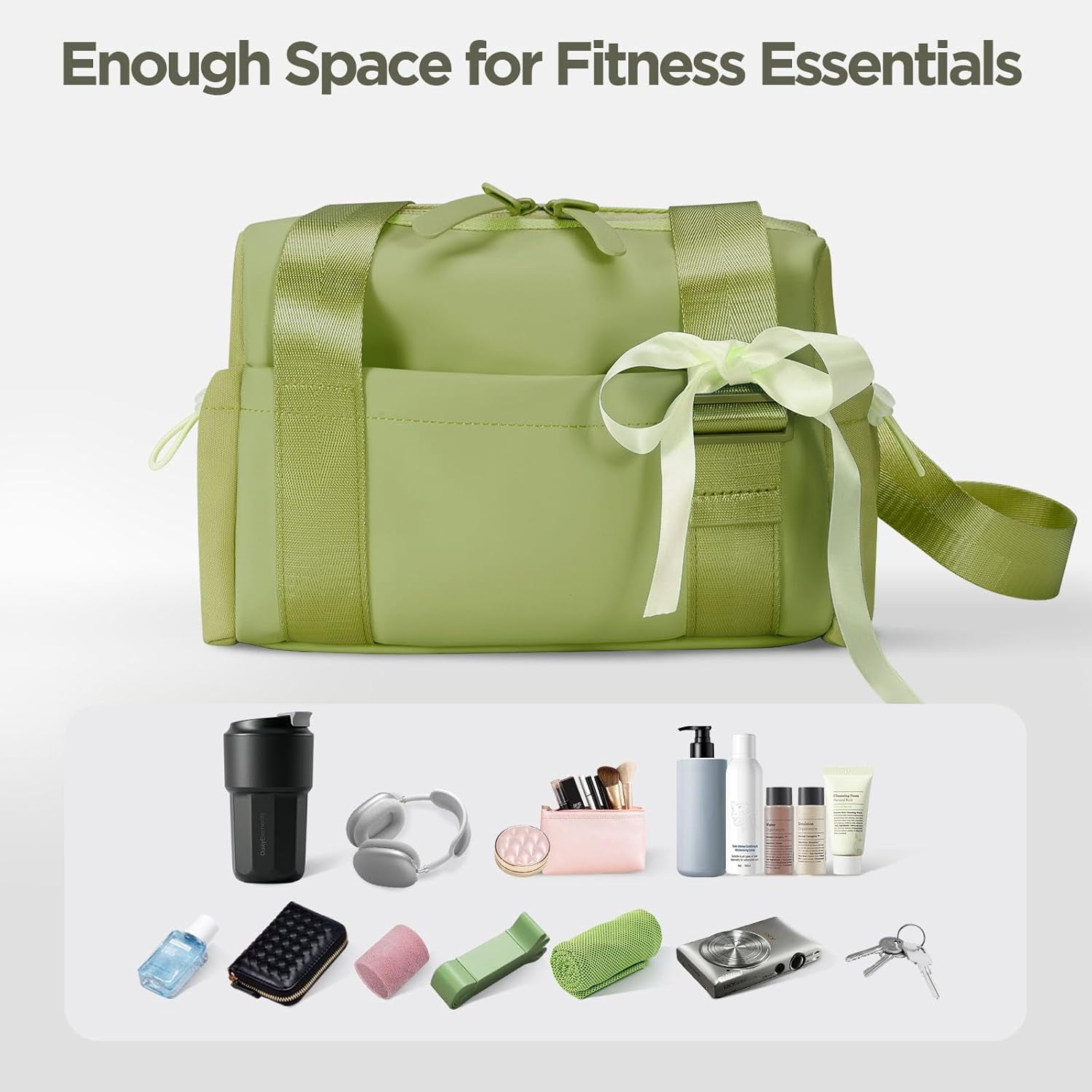 Bag for Women Girls Small Gym Tote Bag with Wet Compartment Waterproof Travel Duffle Bag Cute Workout Sport Bag