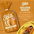 thumbnail image 2 of Sola Golden Wheat Hot Dog Buns, Non-GMO, 9 oz, 4 Count, 2 of 8