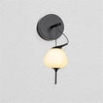 thumbnail image 4 of Pemberly Row 5" ETL Integrated LED Wall Sconce with Glass Shade - Black, 4 of 9