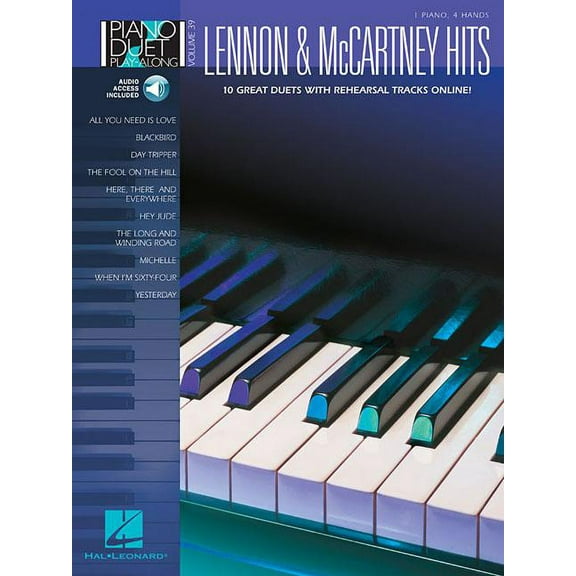 Lennon & McCartney Hits: Piano Duet Play-Along Volume 39 (Paperback) by Beatles (Creator), John Lennon, Paul McCartney