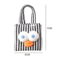 thumbnail image 2 of Mightlink Miniature Canvas Bag with Pattern,Fabric Mini Bag for Dolls Dress Up Toys,DollHouse Accessories for 1/6 1/12 Scale Dolls, 2 of 6