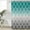 Turquoise, variant on Green Grey Morocco Pattern Bathroom Curtain 78 Inch Shower Curtain with Hooks, Turquoise Modern Moroccan Geometric Waterproof Polyester Bath Curtain Washable Bathtub Curtain 72''x 78''