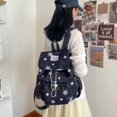 thumbnail image 2 of Nylon Buckle and Drawstring Backpack, One Size, 2 of 5