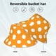 thumbnail image 2 of Balery Orange And White Polka Dot Sombreros para el sol para hombre y mujer, sombrero de pescador con UPF 50+, 2 of 6