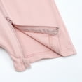 thumbnail image 5 of VNKIDY Boys Bodysuits Baby Bunny Ear Hooded Romper Short Sleeve Crewneck Solid Color Zipper Bodysuit For Daily Wear Cute Styling Relaxed Fit Onesie, 5 of 8
