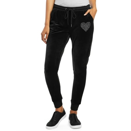 Women's Heart Velour Pant (Best Jogger Pants Brand)