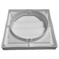 thumbnail image 2 of Applied Applications International B629263 Speedi-Products Louvered Plastic Flush Hood, White No Tailpipe - 4 in., 2 of 2