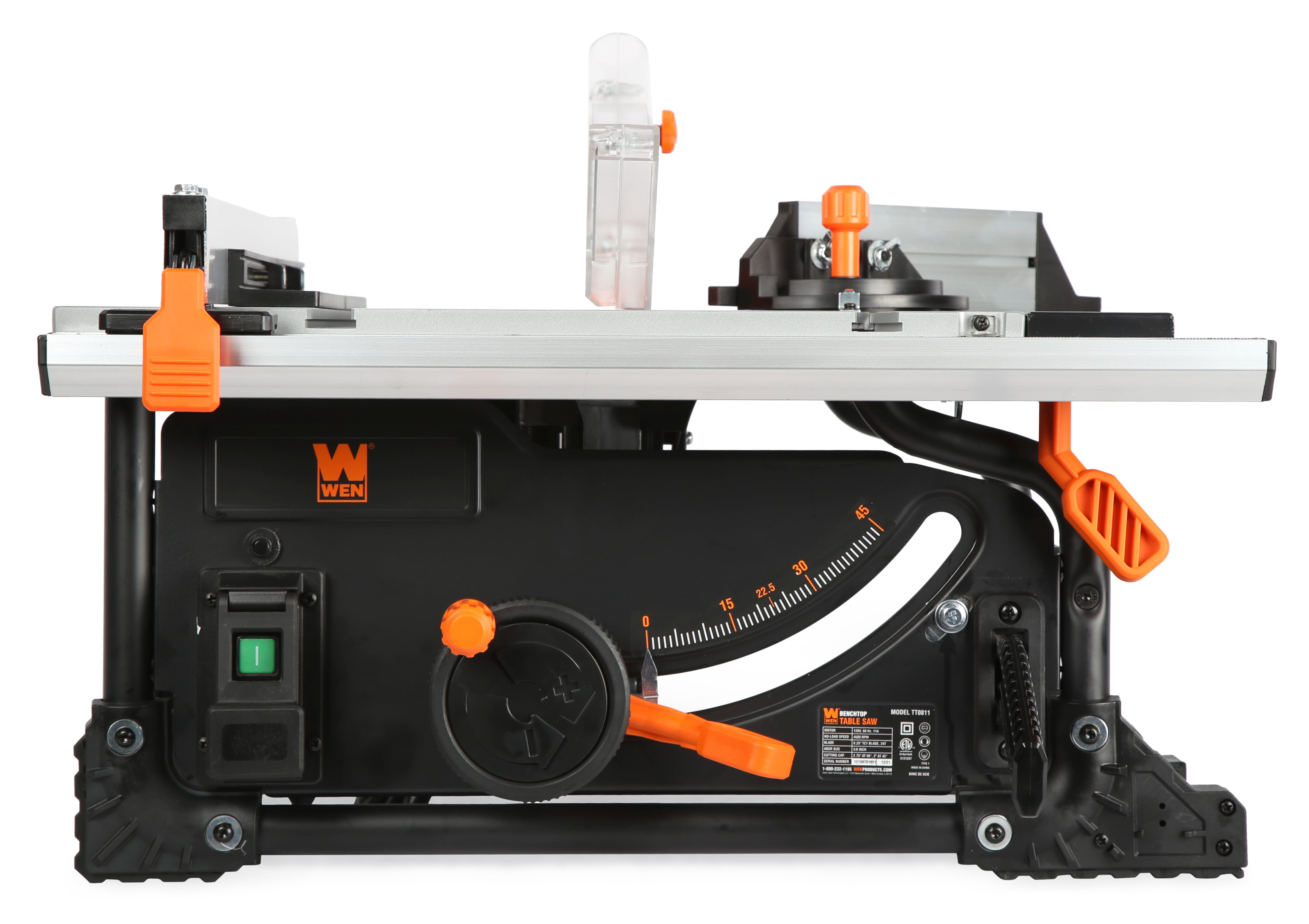 WEN 11 Amp 8.25-inch Compact Benchtop Jobsite Table Saw
