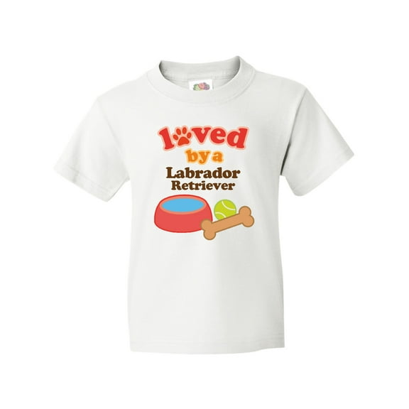 Inktastic Labrador Retriever Loved By A Youth T-Shirt