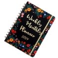 thumbnail image 2 of Planificador semanal 2024, diario de año Nuevo, cuaderno para lograr tus objetivos, libro de citas , planificador académico para regalos de año flores florecer, 2 of 8