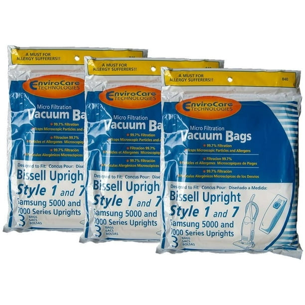 Bissell Style 7 Vacuum Cleaner Paper Bags 9 840