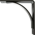 thumbnail image 4 of Ekena Millwork 3"W x 8"D x 8"H Morris Steel Bracket, Powder Coated Black, 4 of 11
