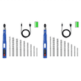 thumbnail image 1 of 2X Kit de Perceuse à Main Électrique Sans Fil Rechargeable USB pour Fabrication de Bijoux, Ensemble d'Étui pour Porte-Clés en Résine Argile Polymère, 1 of 5